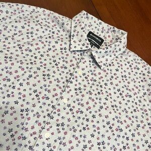 Bonobos Standard Fit Short Sleeve Button Down Casual Shirt Floral Men's XXL Reg